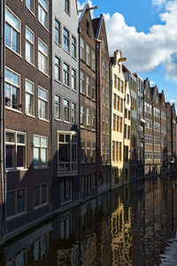 Reflection of buildings on canal