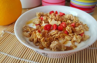 Close-up of food in bowl