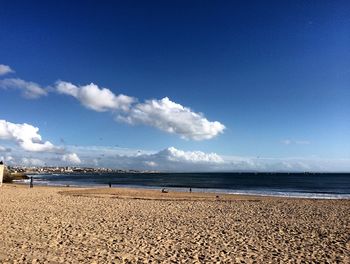 Scenic view of calm sea against sky