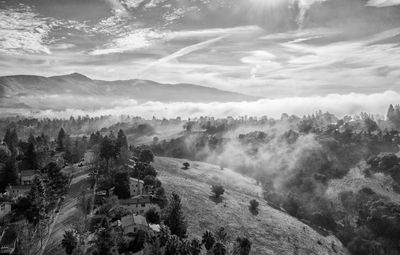 Scenic view of landscape against sky