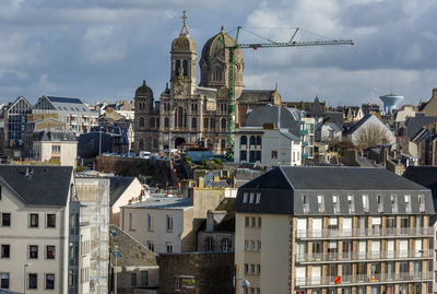 View of buildings in city