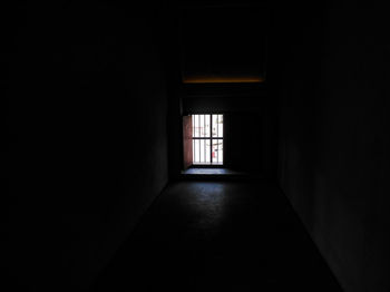 Empty corridor of building