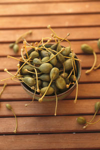 Close-up of fruit on table
