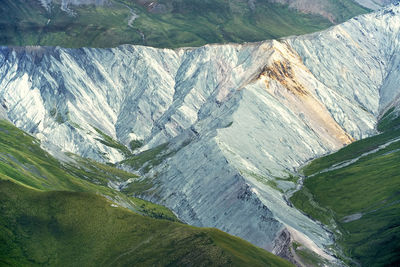 Scenic view of altai mountains