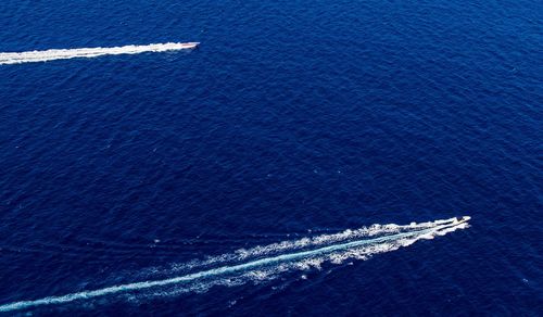 Aerial view of sea