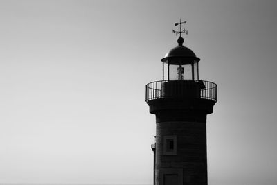 Lighthouse against clear sky