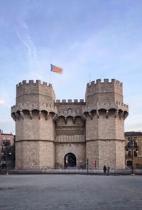 An iconic city landscape of valencia in spain