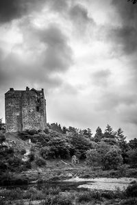 Abandoned built structure against sky