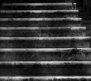 Full frame shot of old staircase