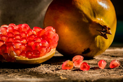 Close-up of red fruits