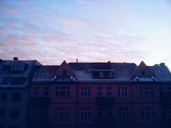 Low angle view of building against sky