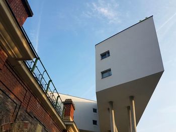 Low angle view of building against sky