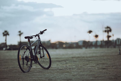 Bicycle on road