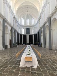 Interior of church