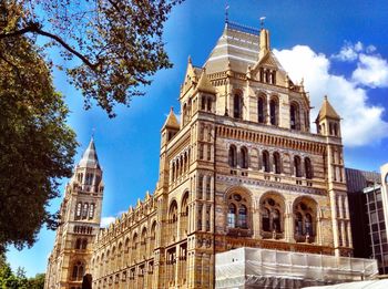 Low angle view of historic building