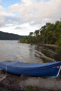 Scenic view of river against sky