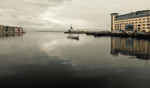 River with buildings in background