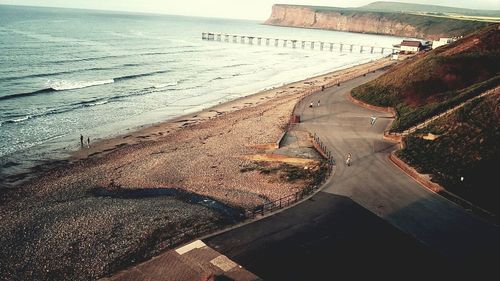 Scenic view of beach