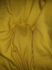 Full frame shot of yellow fabric