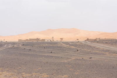 Scenic view of desert