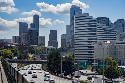 View of cityscape against sky