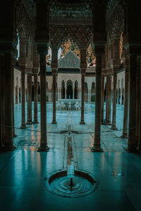 Interior of historic building in granada