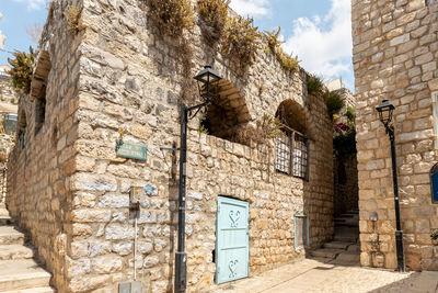 Low angle view of old building