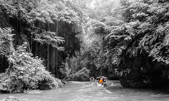 TOURISTS IN RIVER