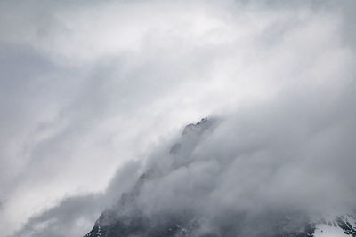 Low angle view of cloudscape against sky