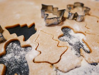 Baking cookies. cookie dough, christmas cookies, gingerbread.