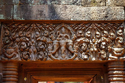 Interior of temple