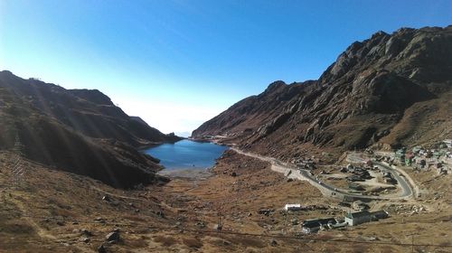 Beautiful view of tsongmo lake from east sikkim