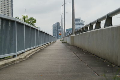 Bridge over river against sky