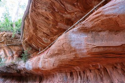 Close-up of rock formation