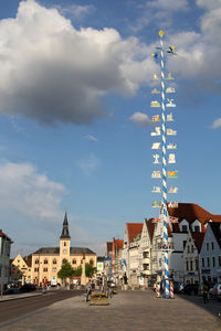 Street against sky