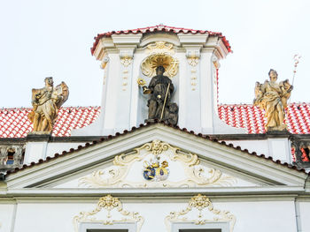 Low angle view of church