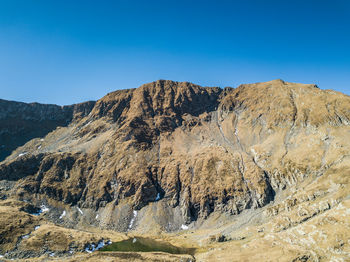 Scenic view of mountain against sky