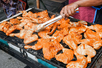 Food and cousins sell in bazaar ramadan in malaysia