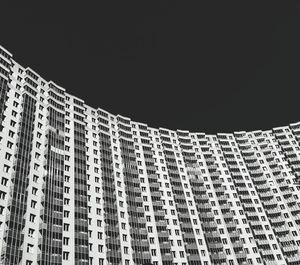 Low angle view of building against clear sky