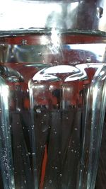 Close-up of illuminated street light