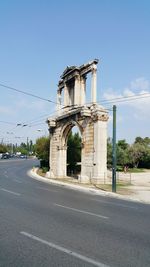 View of road against sky
