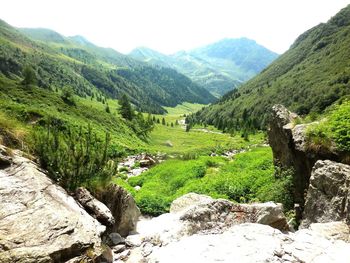 Scenic view of mountains