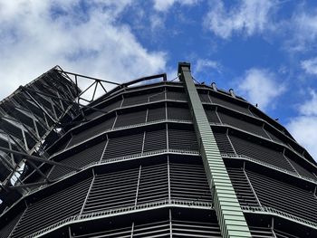 Low angle view of building against sky