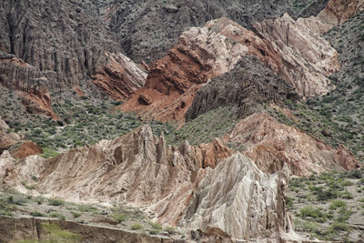 Scenic view of mountain range