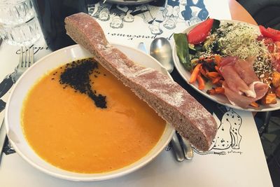 Close-up of food in plate