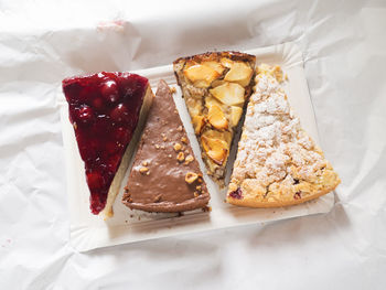 Close-up of dessert in plate