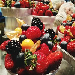 Close-up of strawberries