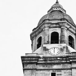 Low angle view of church against clear sky