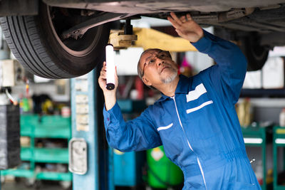 Man working at workshop