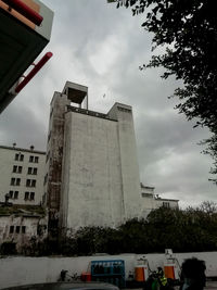 Low angle view of buildings against sky